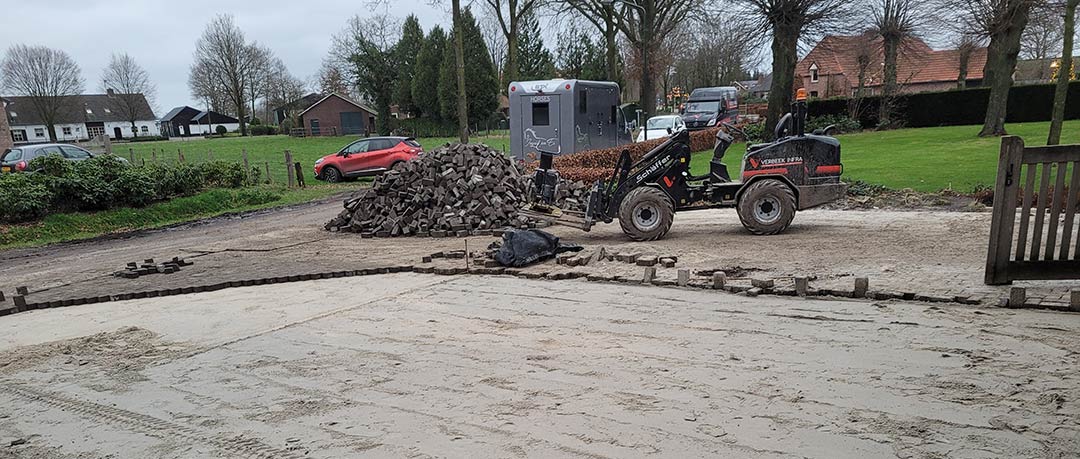 werkzaamheden straatwerk Verbeek Infra