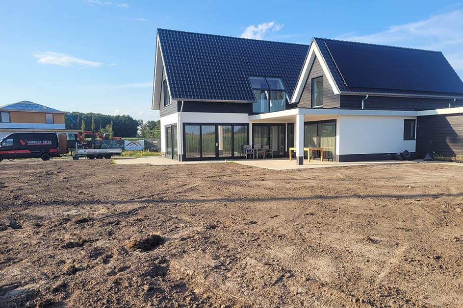 Aanleg tuin Nieuwbouw Berkel-Enschot