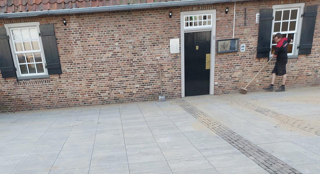 aanleg terras restaurant Boxtel