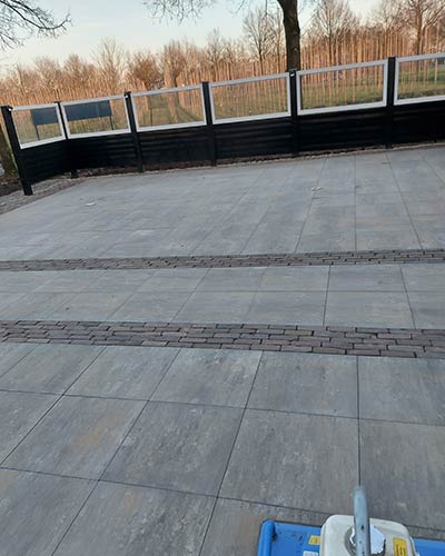 aanleg terras restaurant Boxtel