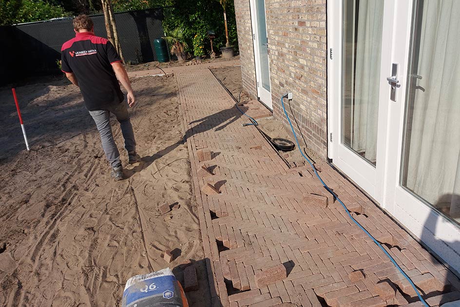 bestrating tuin rosmalen